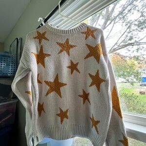 Gold Star Star Sweater
